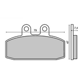 Pastiglie Freno RMS Organiche Aprilia Scarabeo 125 Anteriore per APRILIA SPORT CITY CUBE 125 2008 - 2010
